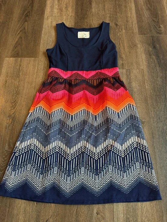 Talitha Navy Scoop-Neck Tank Dress Women’s size 2 - Picture 2 of 9